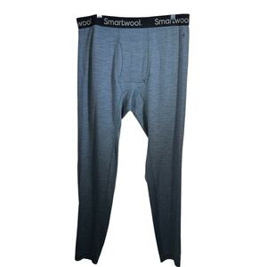 SmartWool Mens Classic Thermal Merino Base Layer Bottom XXL Blue Gray All Season